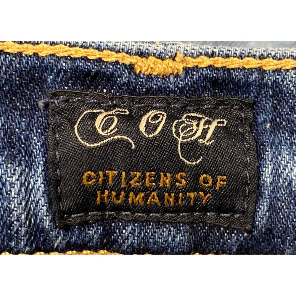 Citizens of Humanity Bootcut Jeans Womens 30 Medium Wash Stretch Denim USA - Picture 3 of 4